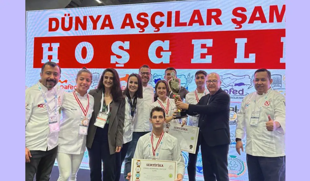 Dünya Aşçılar Şampiyonası’nda Adanalı genç aşçılar 4 madalya kazandı