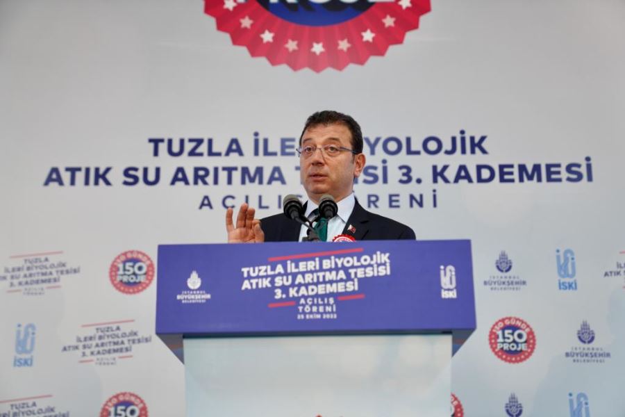 İBB, TÜRKİYE’NİN EN BÜYÜK İLERİ BİYOLOJİK ARITMA TESİSİNİ HİZMETE AÇTI