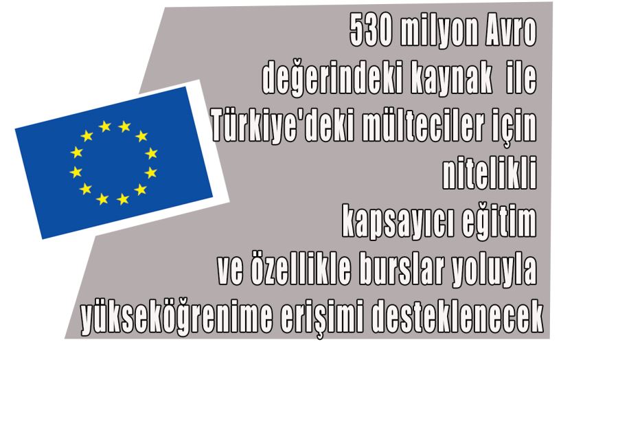 AB’DEN MÜLTECILER İÇİN  €530 MİLYONLUK YENİ DESTEK 