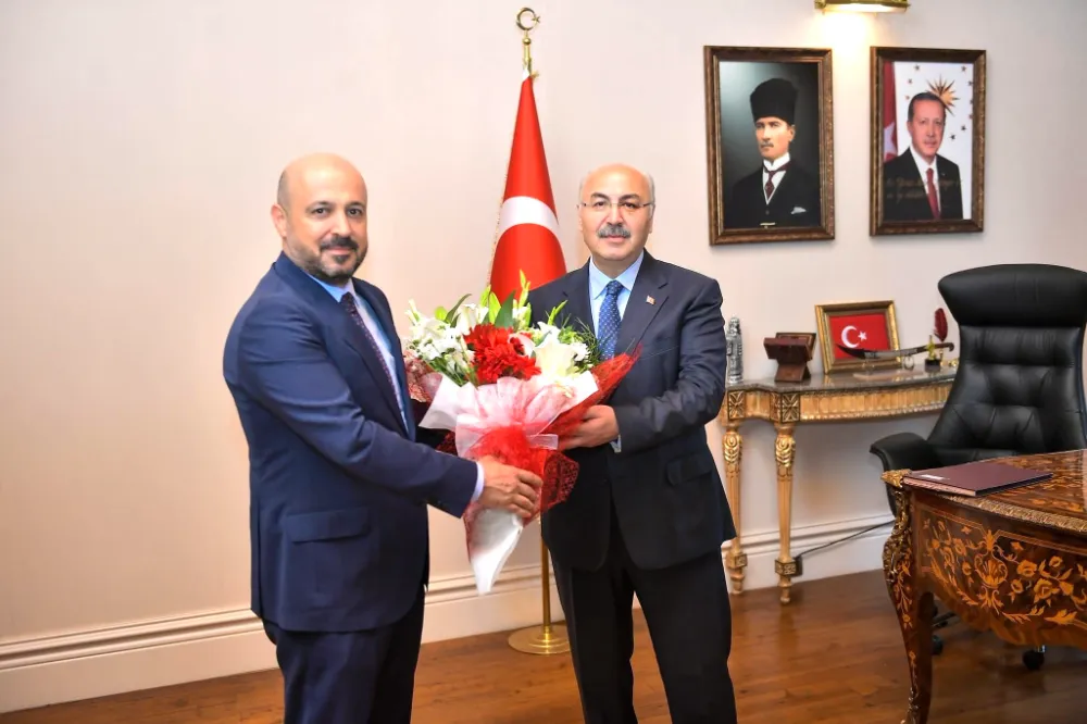Halil Nacar, Vali Köşger’i ziyaret etti