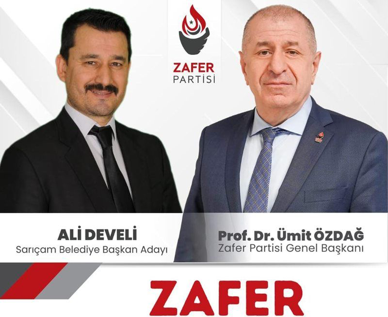 Ali Develi, Zafer Partisi Sarıçam Adayı Oldu.