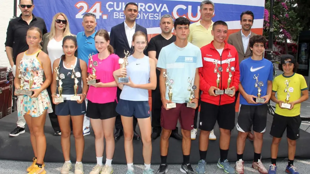 Çukurova Belediyesi Cup 14 Yaş Uluslararası Tenis Turnuvasında Kazananlar Belli Oldu.