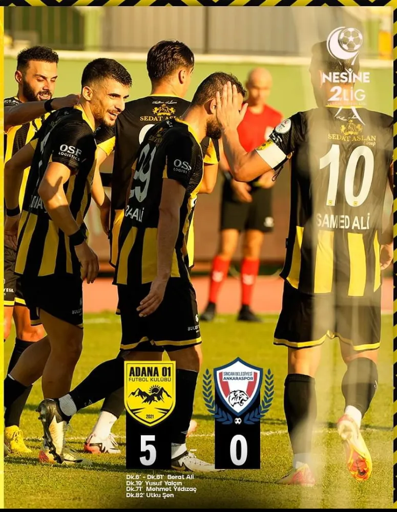 Adana 01 FK Sincan Bel.Ankarasporu Beşledi...5-0