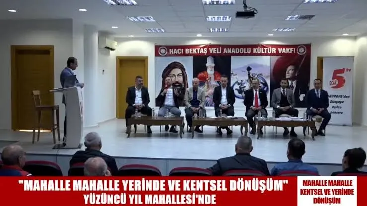 Kentsel ve yerinde dönüşüm 100. Yıl Mahallesi’nde vatandaşlara anlatıldı..