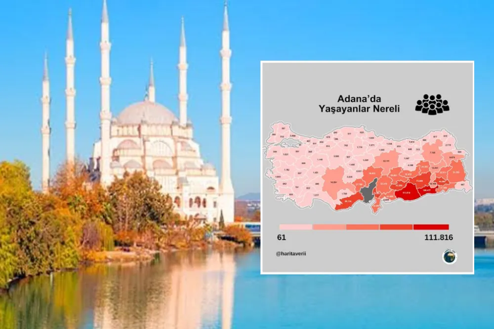 Adana’da 1 milyon 313 bin 102 Adanalı Var...İşte Geriye Kalan İllerin Listesi....