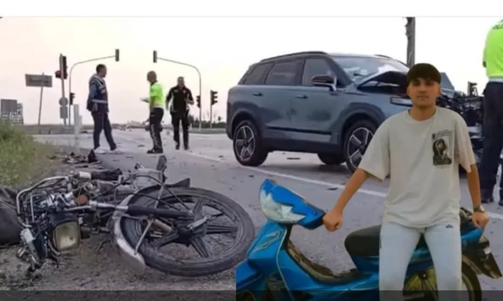 Kurye Motorsiklet Kazasında Hayatını Kaybetti 
