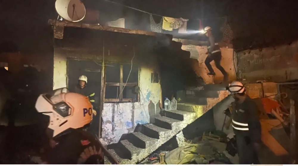 Madde Bağımlısı Genç Babasının Evini Yaktı..