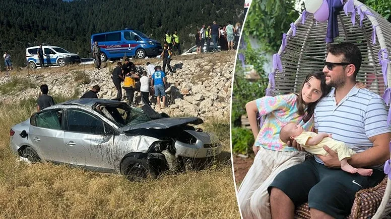 Tayini Çıkan Şehre Giderken Kaza Yaptı..3 Ölü 3 Yaralı 