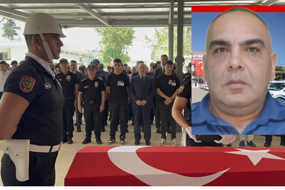 Kalp Krizi Sonucu Ölen Polis Memurunun Cenazesi Defnedildi.
