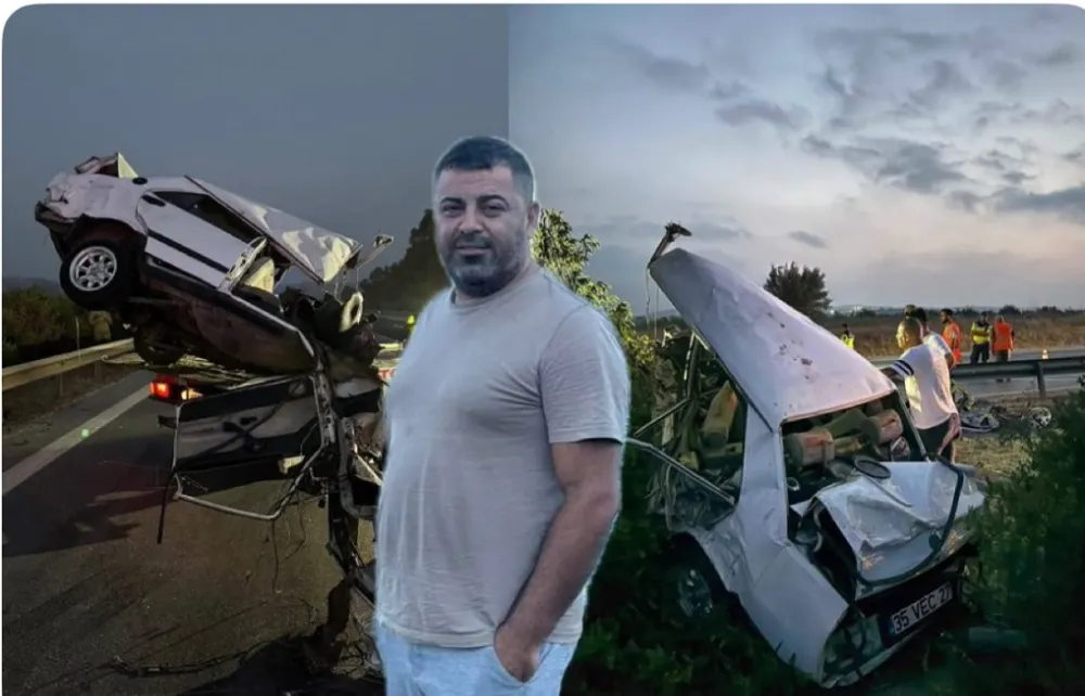 Otomobil İkiye Bölündü Sürücüsü Hayatını Kaybetti..