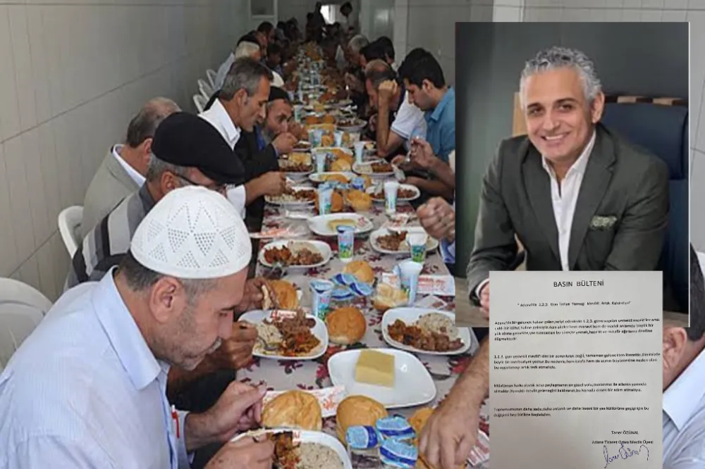 ATO Meclis Üyesi Özünal, “Taziye yemeği kaldırılsın”