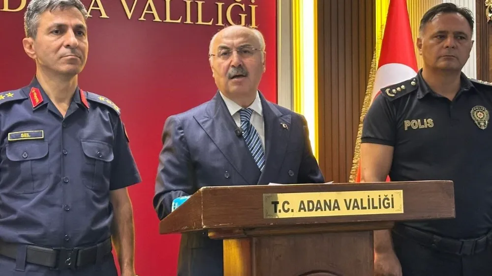 Adana Valisi Adana Asayiş Tablosunu Açıklandı.