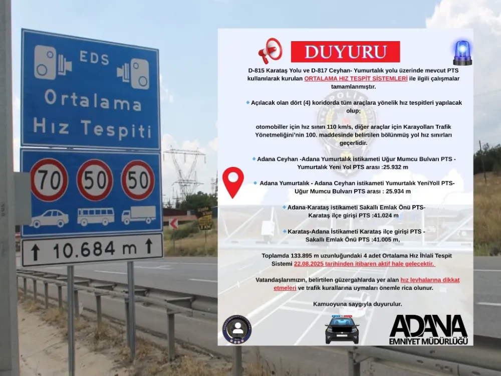 Adana Emniyet Müdürlüğü Uyardı 
