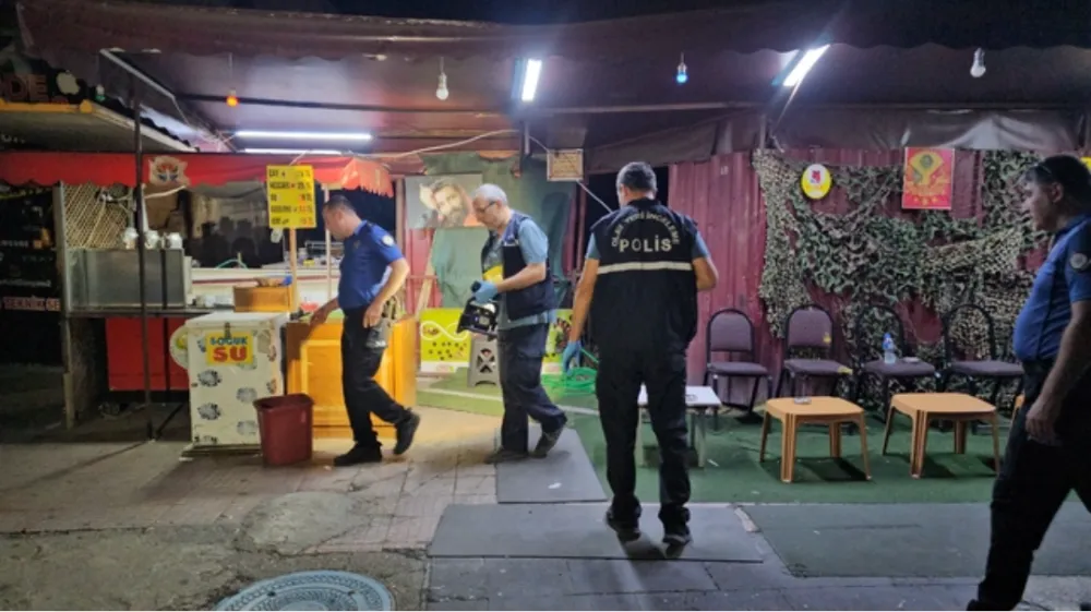 Çay Ocağına Motorsikletli Silah