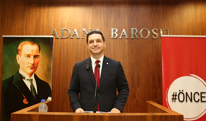 Volkan Böke yeniden Adana Barosu Başkanı seçildi