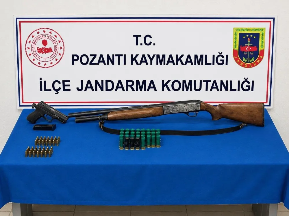 Adana Pozantı’da jandarma operasyonu: Silah, mühimmat ve uyuşturucu ele geçirildi 