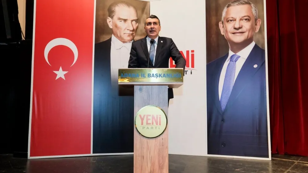 Tek Adaylı Seçim'de  Anıl Tanburoğlu yeniden Yeni Parti Adana İl Başkanı seçildi