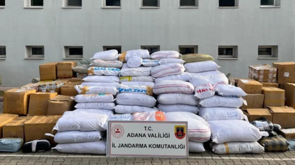 Adana’da Kaçakçılık Operasyonu.2 Tırdan Tonlarca Tütün Çıktı