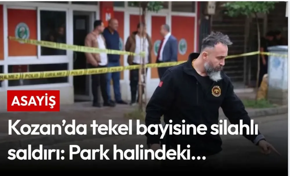 Adana Kozan'da Tekel Bayisine Silah'lı Saldırı 
