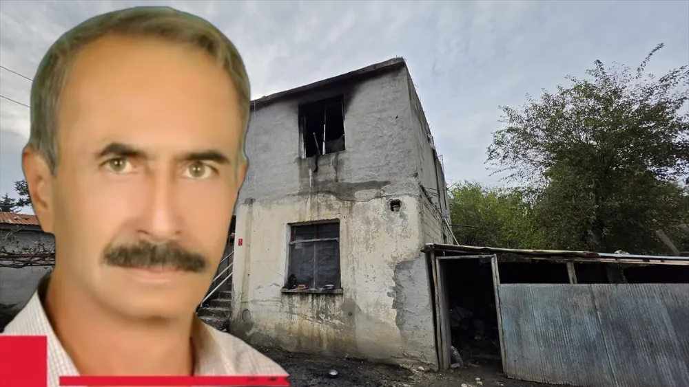 Yangın Çıkan evde 68 yaşındaki Yaşlı Adam Hayatını Kaybetti..