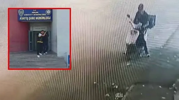 Adana'da kuryenin motorunu çalan şüpheli tutuklandı,