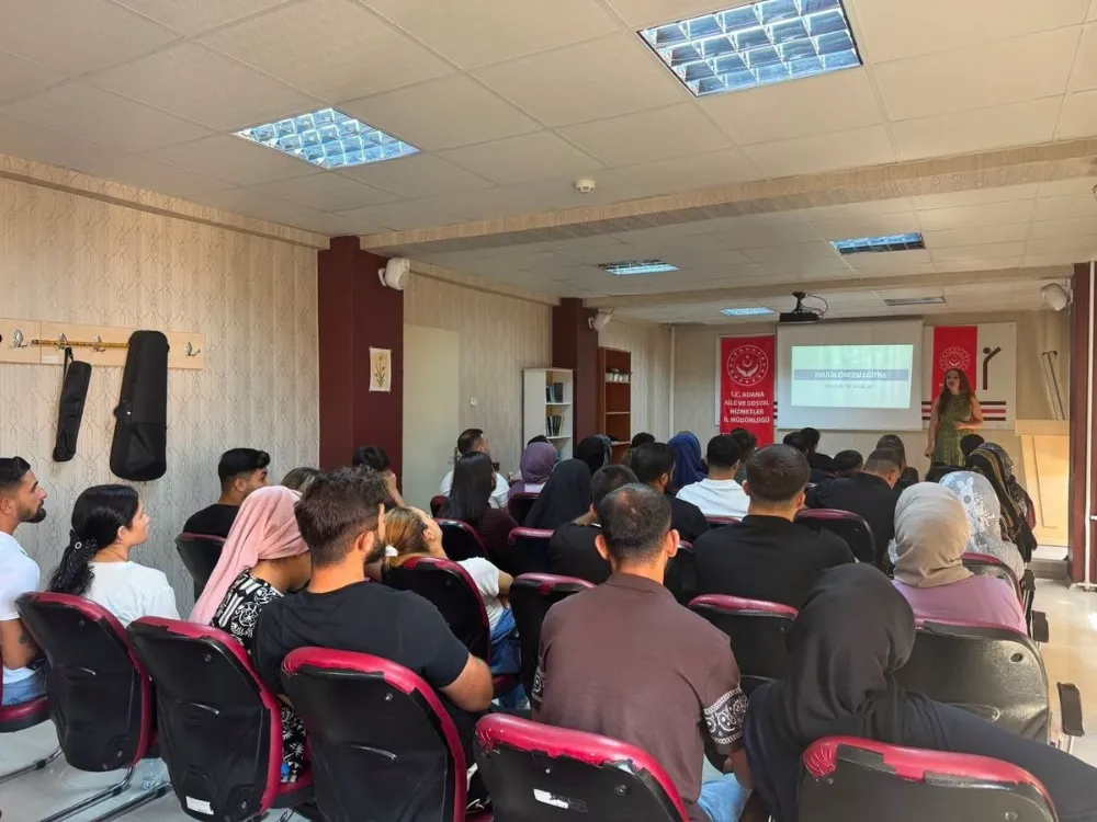 Adana’da evlilik yolundaki çiftlere eğitim programı...