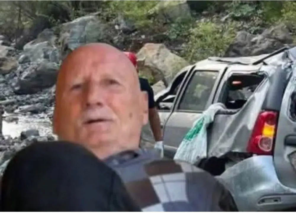 Yayla Yolunda otomobil dereye uçtu: 1 ölü, 1 yaralı